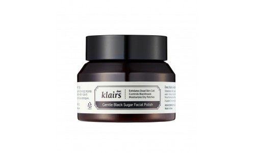 Soy un exfoliante coreano Gentle Black Sugar Facial Polish de la marca Klairs
