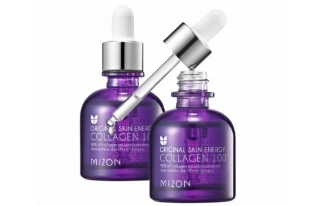 Soy un sérum coreano antiedad con colágeno marino Collagen 100 marca MIZON, comprar online en michii