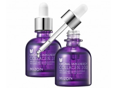 Soy un sérum coreano antiedad con colágeno marino Collagen 100 marca MIZON, comprar online en michii