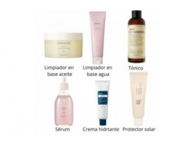 Pack productos Rutina facial coreana skincare dia para piel seca, comprar en michii tienda online cosmetica coreana