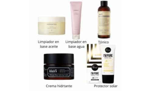 Pack rutina coreana skincare para piel con rosácea, atópica o sensible con productos coreanos, comprar michii tienda online