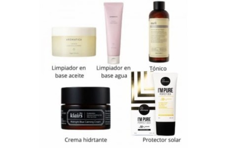 Pack rutina coreana skincare para piel con rosácea, atópica o sensible con productos coreanos, comprar michii tienda online