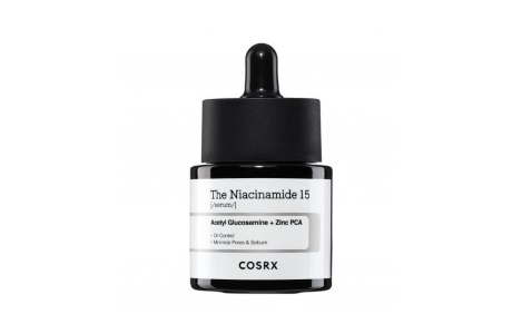 Cosrx The Niacinamide 15 Serum con ingredientes clave 15% niacinamida y zinc 1%