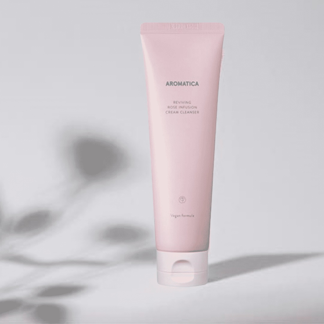 Limpiador acuoso  para poros dilatados Reviving Rose Infusion Cream Cleanser Aromatica