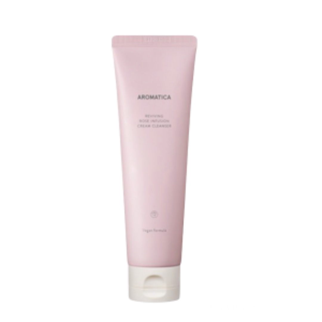 REVIVING ROSE INFUSION CREAM - Jabon lavar la cara marca coreana Aromatica