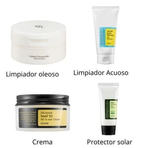 Rutina de Skincare para principiantes productos